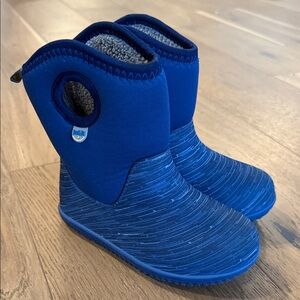 Stylish Blue Kids Winter Boots